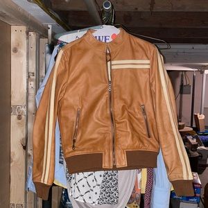 100% lightweight lined leather jacket